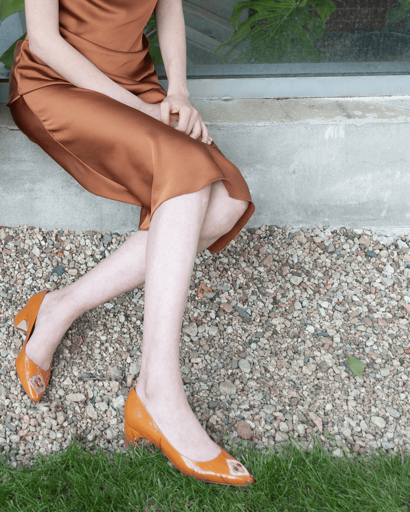 Fiorellini Pump Leather 45 Peru Brown - HOUSE OF ATANA