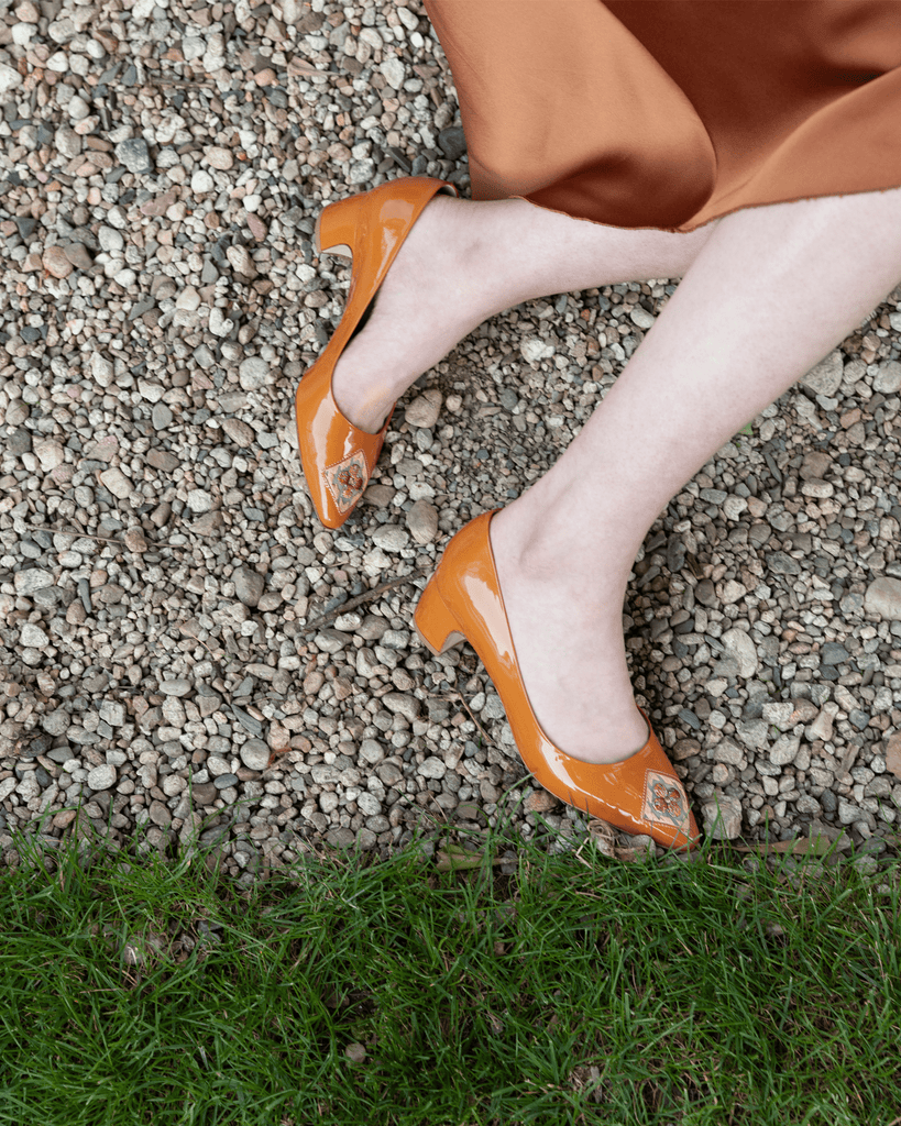 Fiorellini Pump Leather 45 Peru Brown - HOUSE OF ATANA