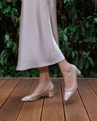 Fiorellini Pump Mesh 45 White Smoke - HOUSE OF ATANA