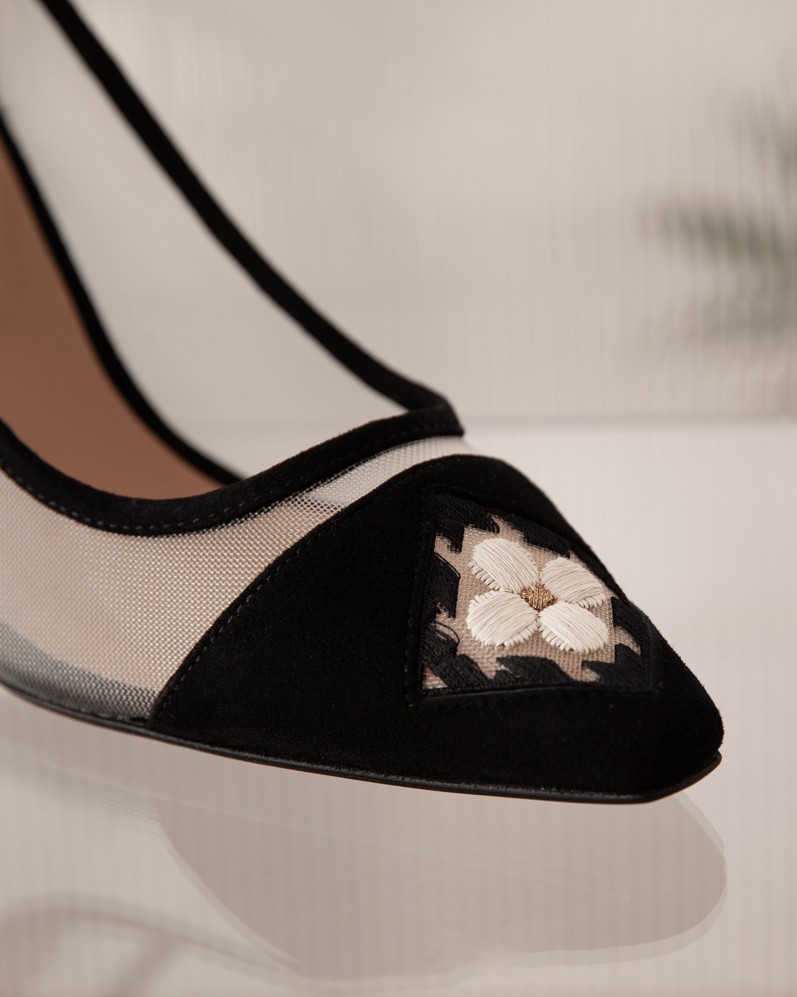 Fiorellini Pump Mesh 85 Black - HOUSE OF ATANA