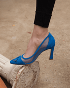 Fiorellini Pump Mesh 85 Royal Blue - HOUSE OF ATANA