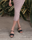 Full Fibre Mule 75 Black - HOUSE OF ATANA