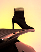 Sock Boot 85 Black Suede - HOUSE OF ATANA